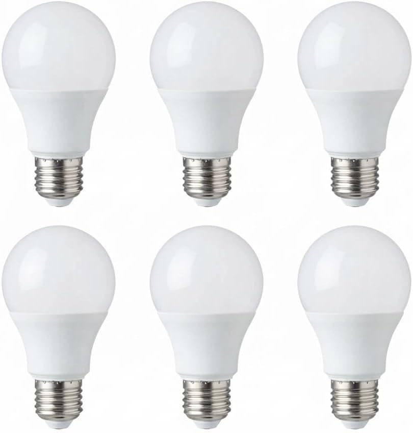 مجموعة مصابيح LED من 6 قطع، 12 واط، ابيض
