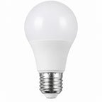 لمبة LED بيضاء بقدرة 12 واط وقاعدة لولبية E27، ظاهرة من الأمام على خلفية بيضاء
