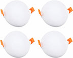 سبوت LED مدمج 10 وات 3 درجات لون أبيض وورم وتلجي 4 قطع